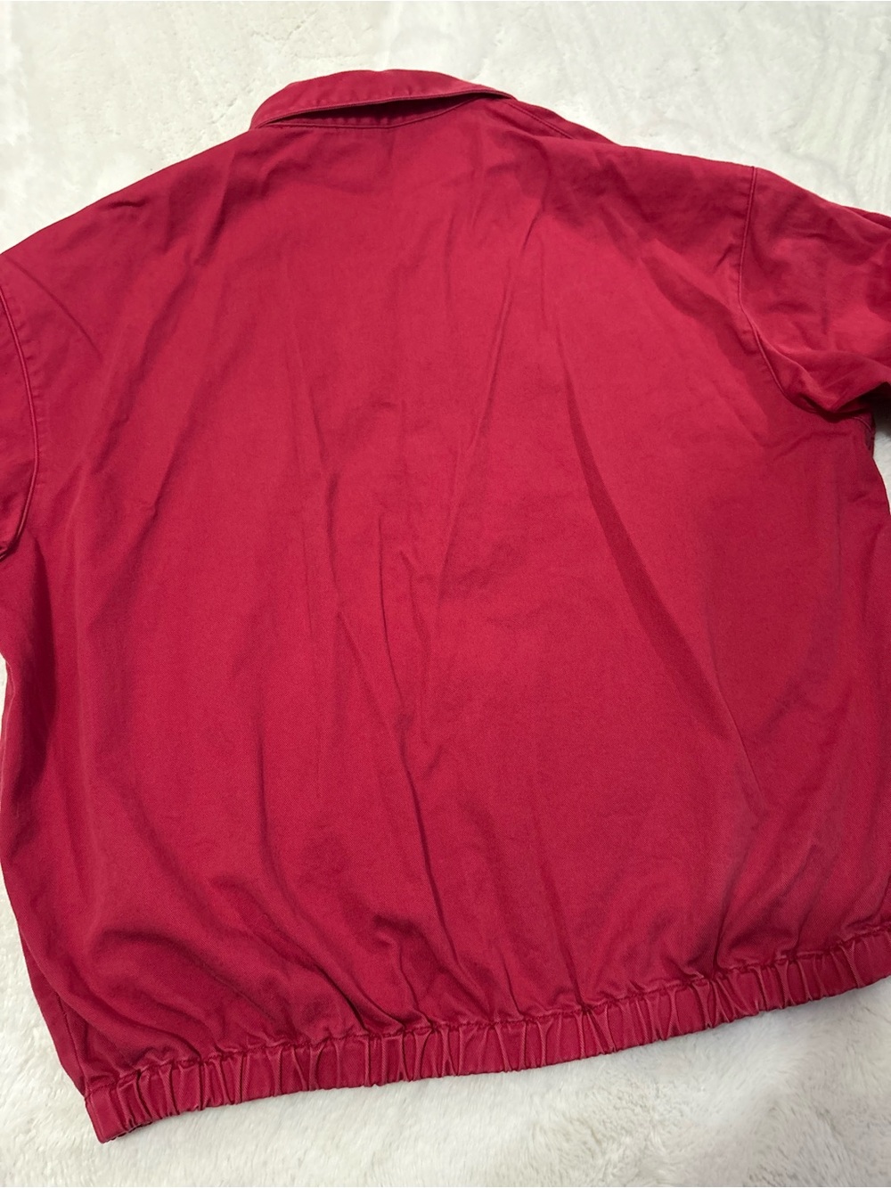 Polo by Ralph Lauren Red Button-Up with Navy Brand Label - Picture 6 of 6